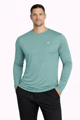Men's Cooling Crew Neck Long Sleeve T-Shirt - CLOSEOUT