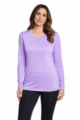 Women's Cooling V-Neck Long Sleeve T-Shirt